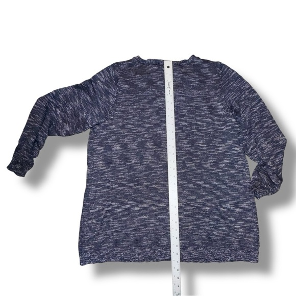 LANE BRYANT Crisscross V-Neck Tunic - Plus 14/16 Blue Shadow Combo - Picture 14 of 16